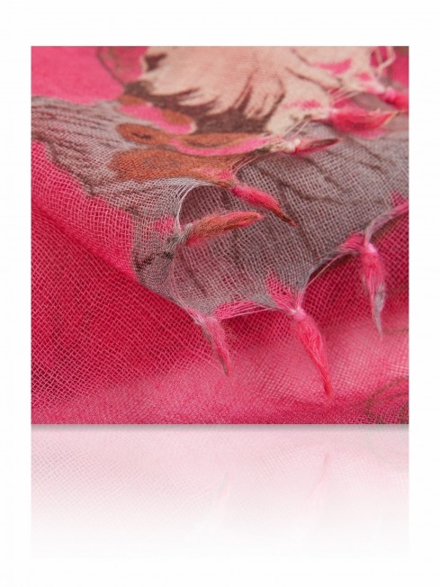 Палантин Женский ZW-HIBISCUS.EXOTIC/FUCSHIA